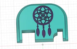 Tools & Spare Parts STL Descărcare - engraved dream catcher backplate - N0FR33B33Z