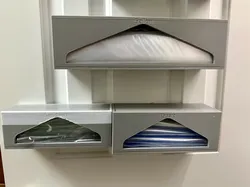 Wall Mounted Freezer Bag Storage Boxes (Ziploc)