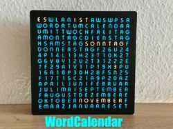 WordCalendar 16x16 - 2024