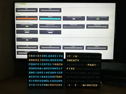 WordClock 16x8 LED matrix (2023-V1)