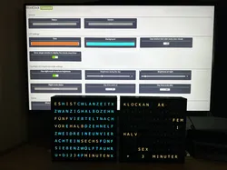 WordClock 16x8 LED matrix (2023-V2)