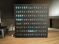 WordClock 16x8 LED matrix (2023-V3)