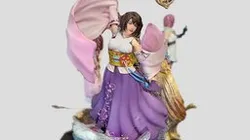 Yuna, Lightning, Aerith Statues