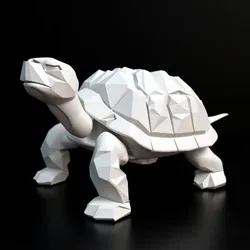 3D printer bestanden | 3MF | Low Poly Turtle