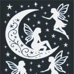 3D printer bestanden | 3MF | The Moon and the Fairies Wall art