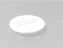 BBS steering wheel center cap