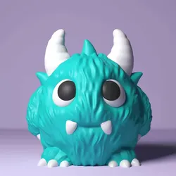 Characters & Creatures STL indir - Blue Monster - Pawprints