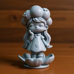 Creality Cloud | Cute Girl Decor | ملفات الطابعة ثلاثية الأبعاد