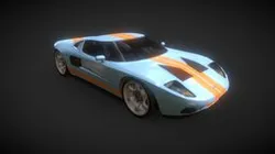 Ford GT 2006 - Low Poly