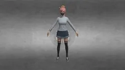 freefire new female 3d model by pace gaming