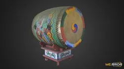 [Game-Ready] Korean Traditional Drum called Buk