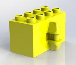 Lego Duplo coupling 8er