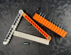 Magnetic bit holder case sorting