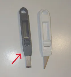 Mini Cutter Keychain for Flat Blades