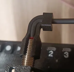 MMU3 FINDA stress relief cable lock