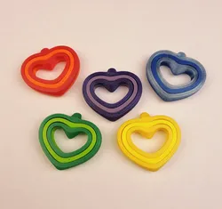 Revolving heart - necklace
