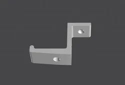 Single Headphone hook for under desk