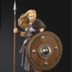 مجاني Other STL تنزيل - Viking Shield Maiden - OriJynn