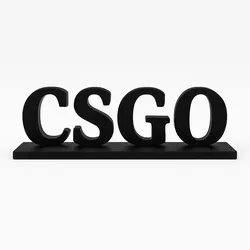 3D printer bestanden | 3MF | write logo csgo on the database