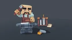 Blacksmith and his anvil