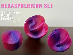HexaSphericon Set - Incredibly Satisfying Rolling Mechanisms