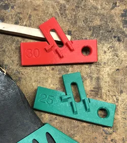 Improved Chain Saw File Guides both 25 and 30 Degree