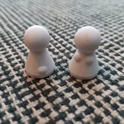 Male and Female Boardgame Pieces