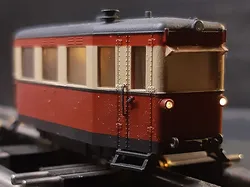Oberteil des Schmalspurtriebwagens T1 der GHE/HSB 1000mm