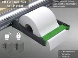 Roll Holder / Tape Dispenser for T-Nut Plus