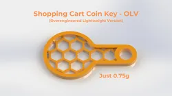 Shopping Cart Coin Key - OLV (Overengineered Lightweight Version)