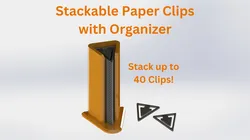 Stackable Paper Clips with Organizer