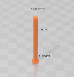 3D Model of Pin for Tavor Airsoft Stock