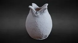 3D PRINTABLE OPEN ALIEN EGG OVOMORPH FLAT BOTTOM
