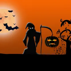 3D printer bestanden | 3MF | Reaper Halloween ( HueForge )
