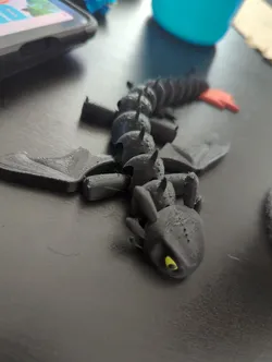 Articulating Toothless Toy