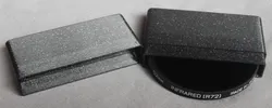 Box mit Deckel für einen 52mm Filter 8mm dick; box with lid for one 52mm filter 8mm thick