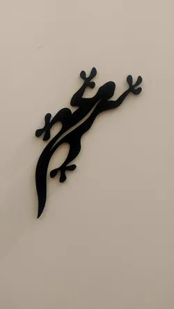 gecko wall art decor