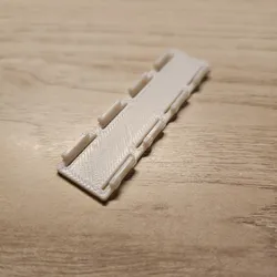 IKEA Mittled mounting clip (parametric, multiple clips and optional holes)