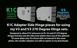 K1C Adapters for use with V2 and V3 270 degree hinges