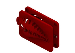 Lure Stencil - S Crank