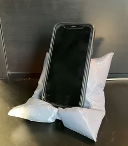Pillow Phone Stand With Non-Visable Cable