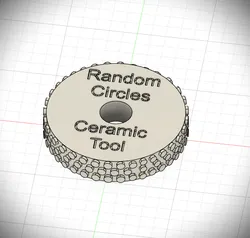 Random Circle Ceramic Roller Tool