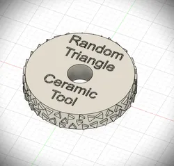 Random Triangle Ceramic Roller Tool