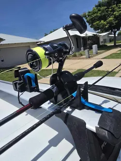 Roof Rack Fishing Rod Holder - Spin and Baitcaster