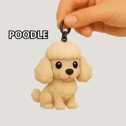 Sculptures & Artworks STL indir - Poodle Keychain - NicoToons