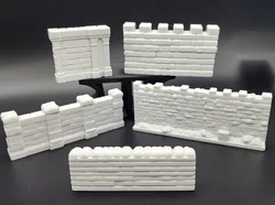 5 Stone Wall Miniatures
