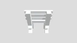 Blocky Park Bench