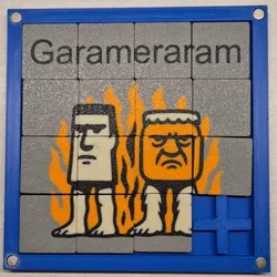 Board Games & Card Games STL indir - game of 15 - garameraram! - 3D Game Hub