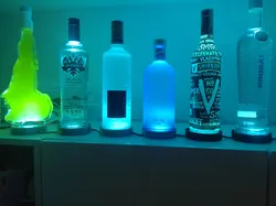 Bottle light base plate
