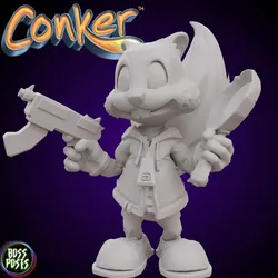 Characters & Creatures STL indir - CONKER - BOSSposes